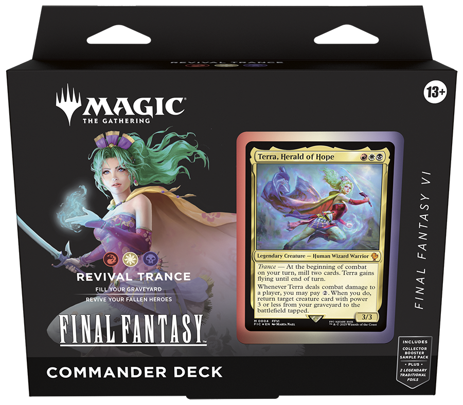 Magic The Gathering: Final Fantasy - Commander Deck - Revival Trance Magic The Gathering: Final Fantasy - Commander Deck - Revival Trance