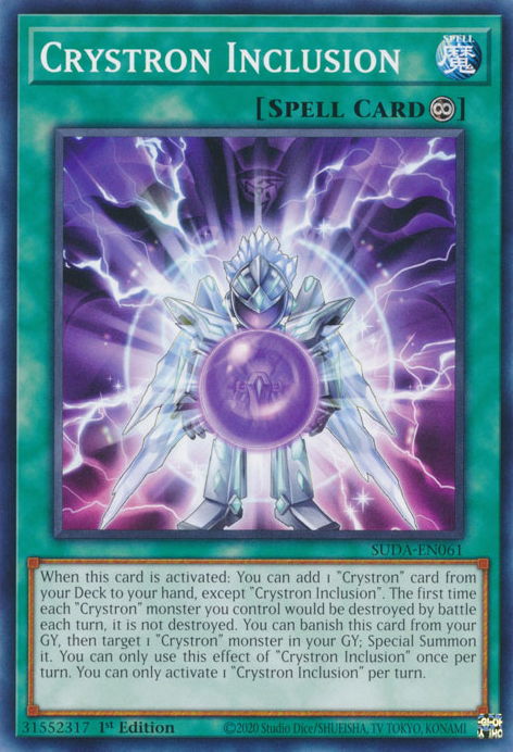 Crystron Inclusion (SUDA-EN061) Common - Near Mint 1st Edition