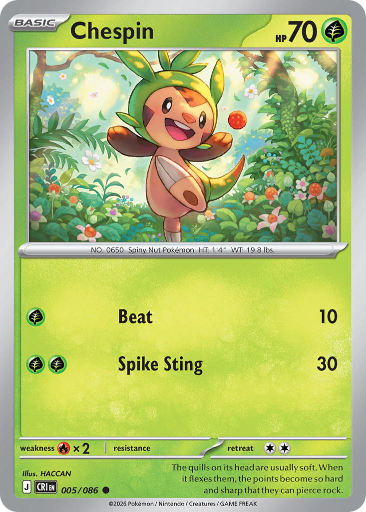 Chespin - 005/086 (CRI) Common