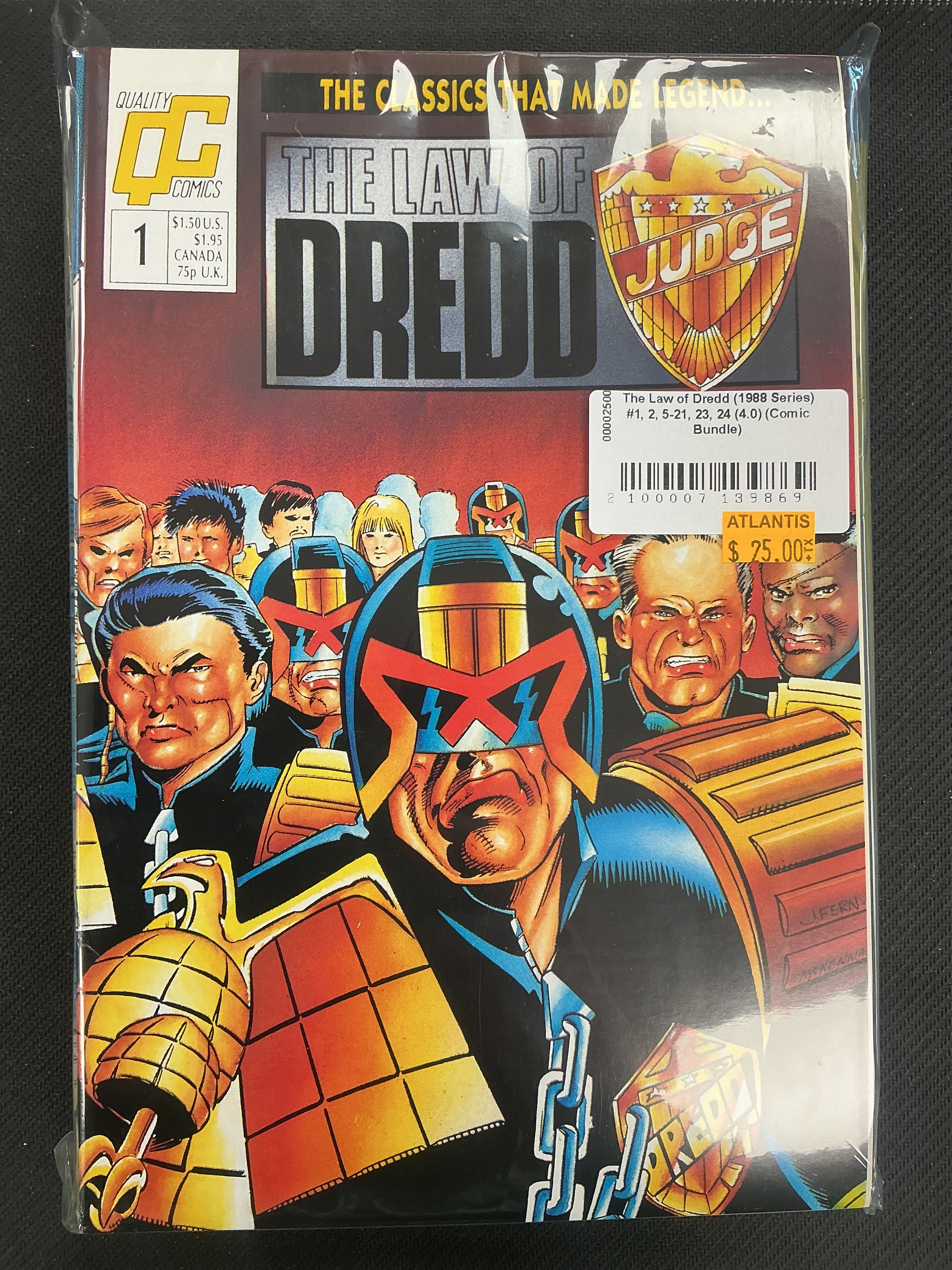 The Law of Dredd (1988 Series) #1, 2, 5-21, 23, 24 (4.0) (Comic Bundle)