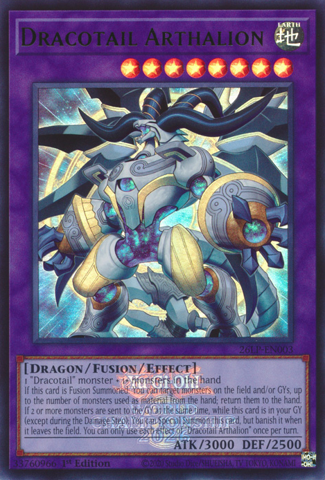Dracotail Arthalion (Emblazoned) (26LP-EN003)