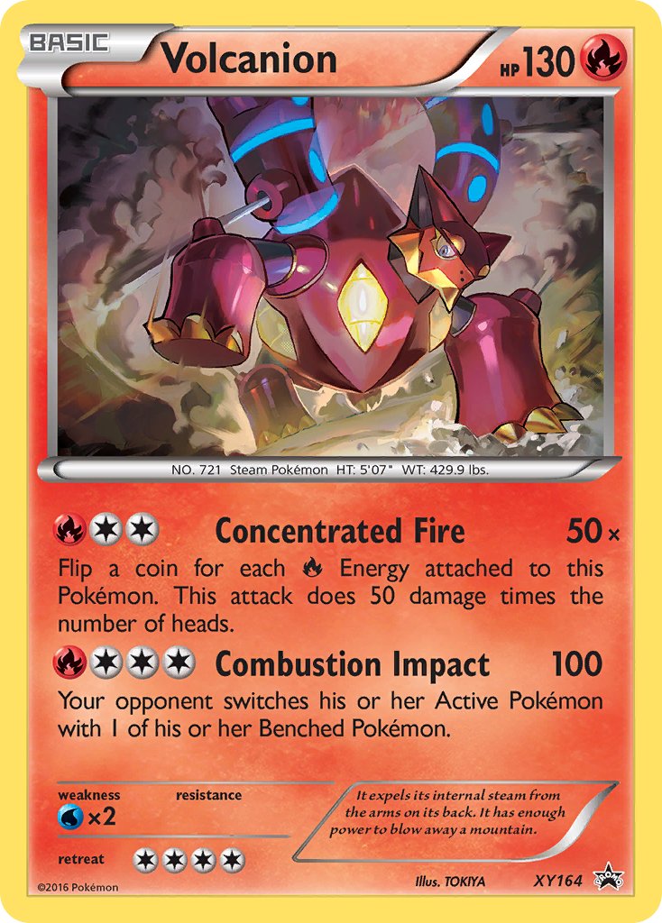 Volcanion - XY164 (XY:PR) Promo - Near Mint Holofoil