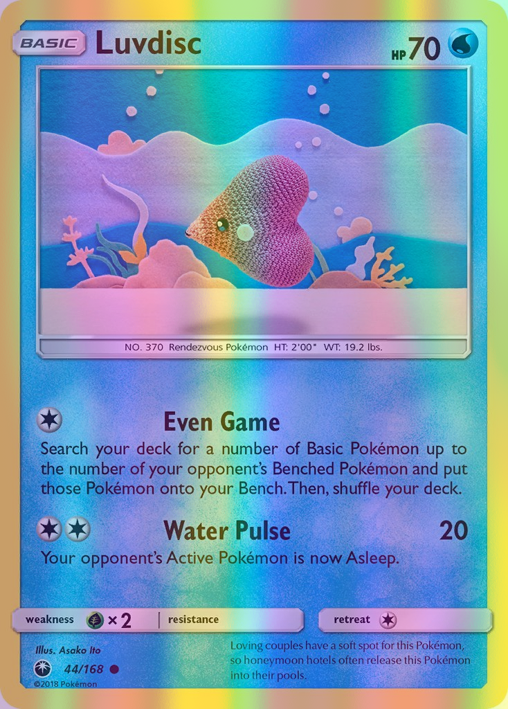Luvdisc - 044/168 (CES) Common - Near Mint Reverse Holofoil