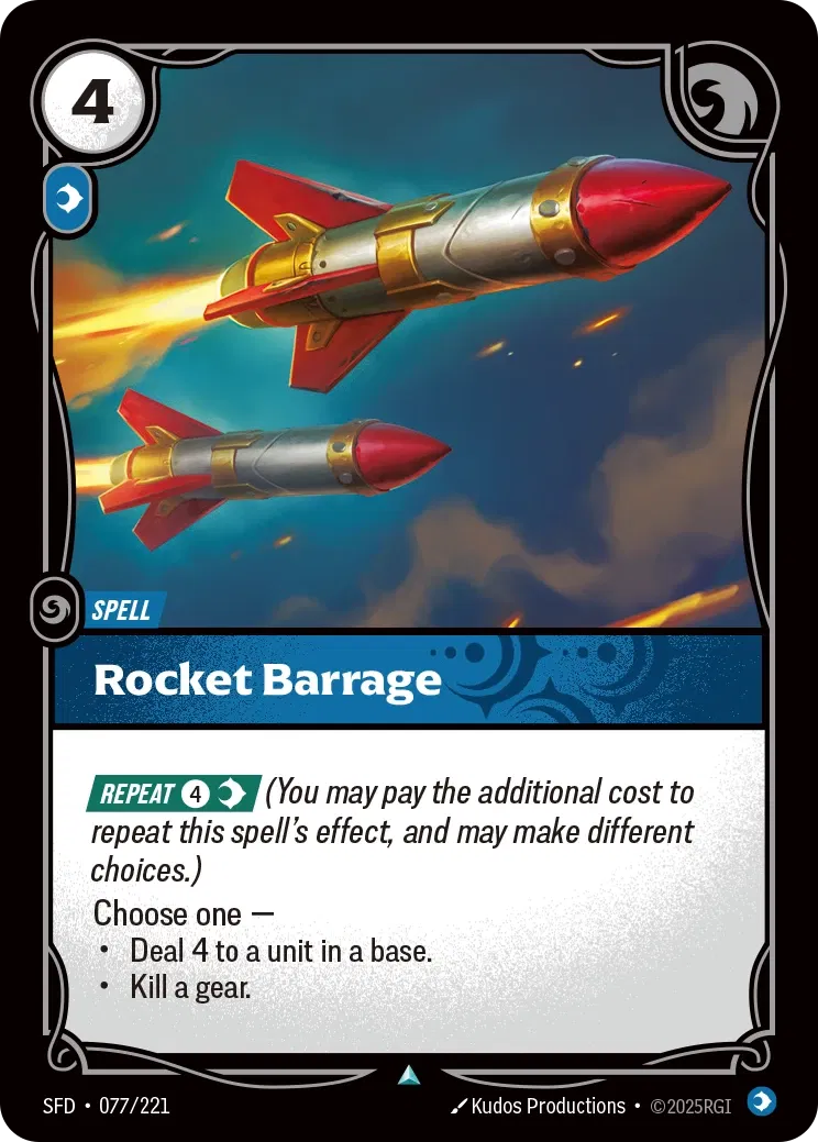Rocket Barrage - 077/221 (SFD) Uncommon