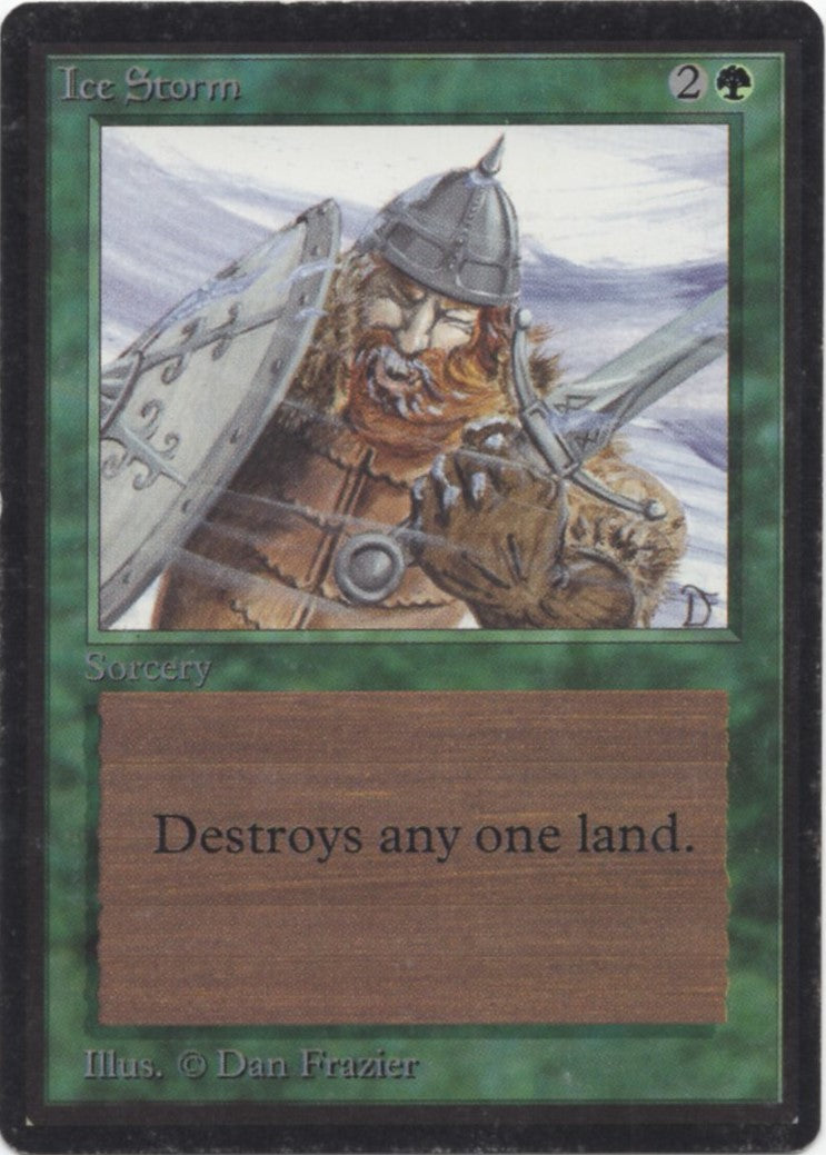 Ice Storm (LEB-U) Moderate Play