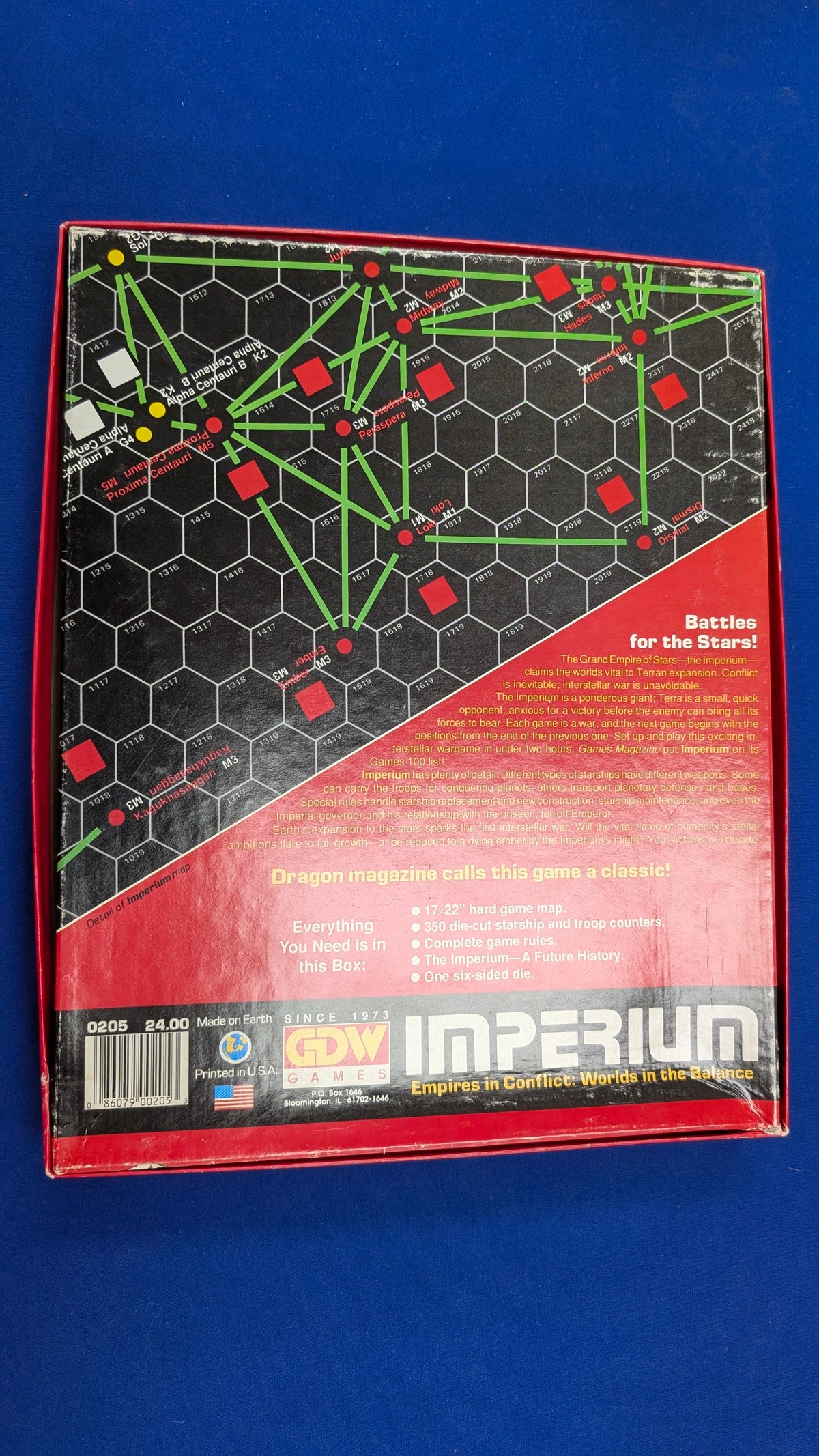 GDW - Imperium: Empires in Conflict: Worlds in the Balance (USED) Open, Half Punched
