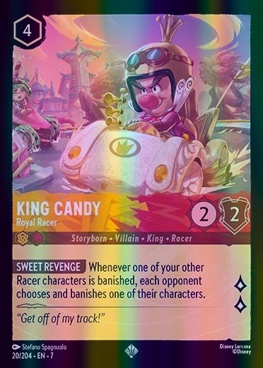 King Candy - Royal Racer (Archazia's Island - 020/204) Super Rare