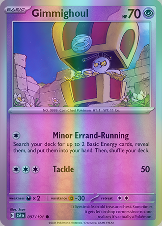 gimmighoul pokemon card value Amazon.com: Pokemon - Gimmighoul 198/182 - Paradox Rift - Illustration Rare