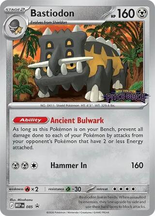 Bastiodon - 085 (MEP) Promo Near Mint Holofoil