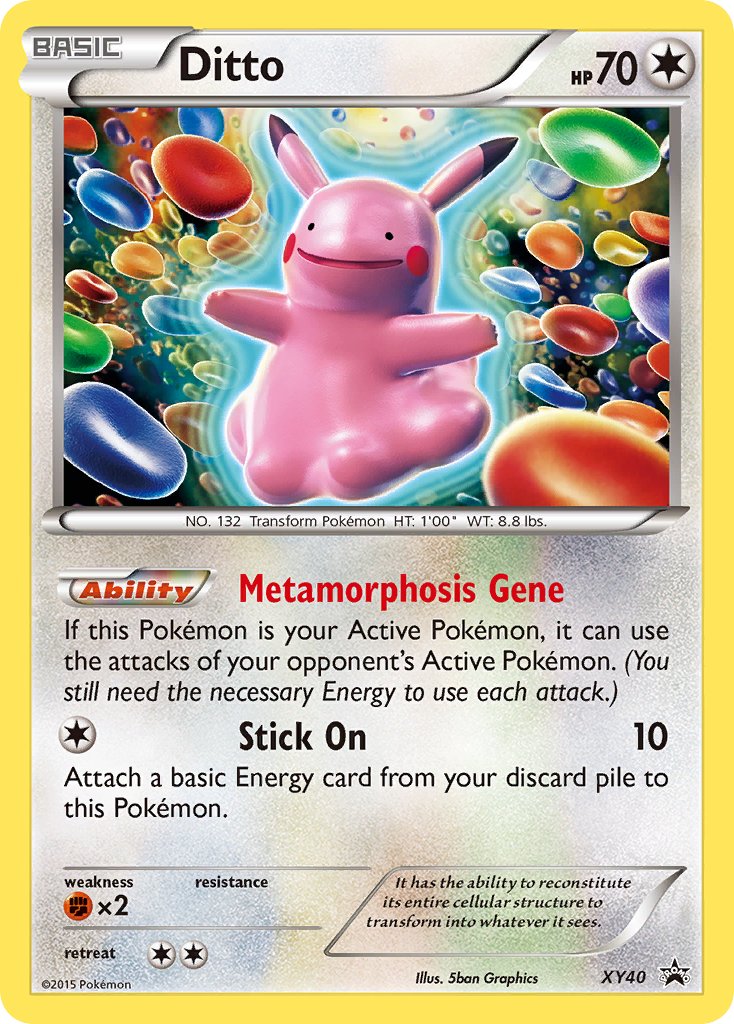 Ditto - XY40 (XY:PR) Promo - Near Mint Holofoil