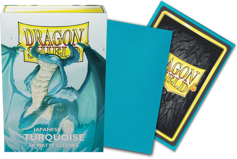 Dragon Shield: Mini - Matte: Turquoise 60 Count