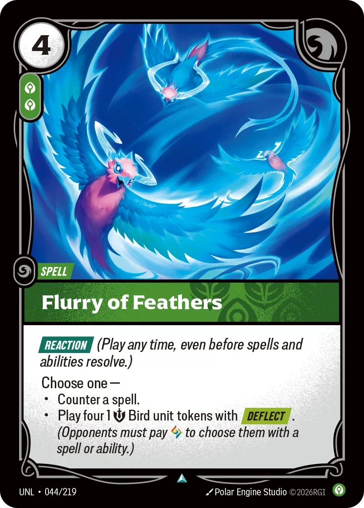 Flurry of Feathers - 044/219 (UNL) Uncommon