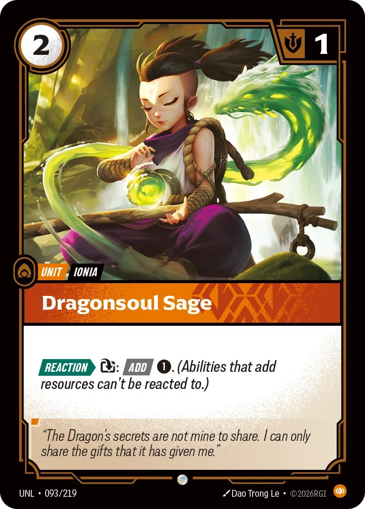 Dragonsoul Sage - 093/219 (UNL) Common