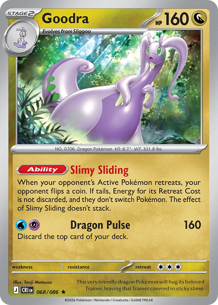Goodra - 068/086 (CRI) Rare