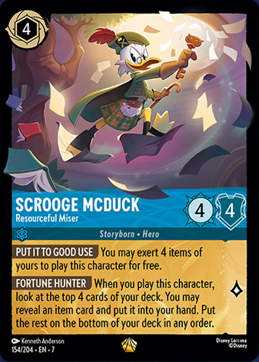 Scrooge McDuck - Resourceful Miser (Archazia's Island - 154/204) Legendary