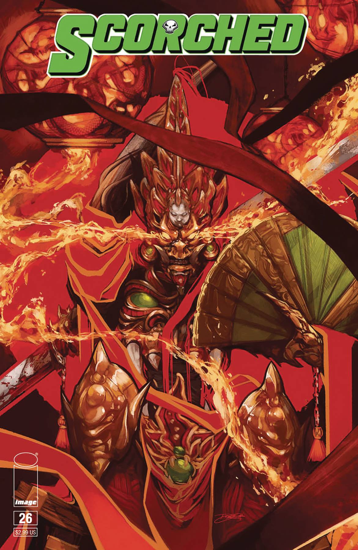 SPAWN SCORCHED #26 CVR B DON AQUILLO VAR