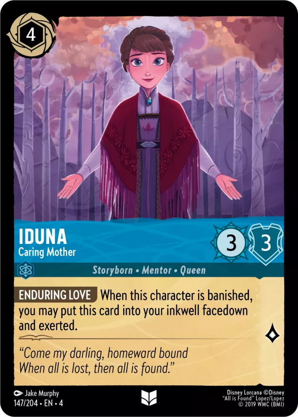 Iduna - Caring Mother (Ursula's Return 147/204) Uncommon - Near Mint