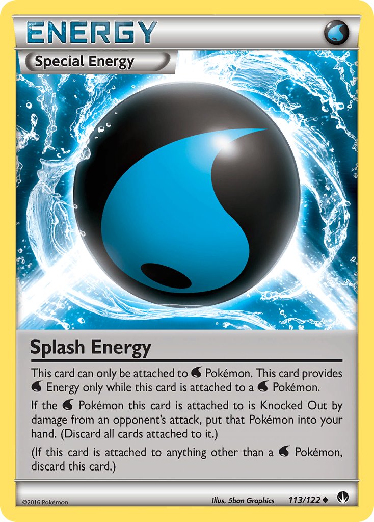 Splash Energy - 113/122 (BKP) Uncommon - Near Mint