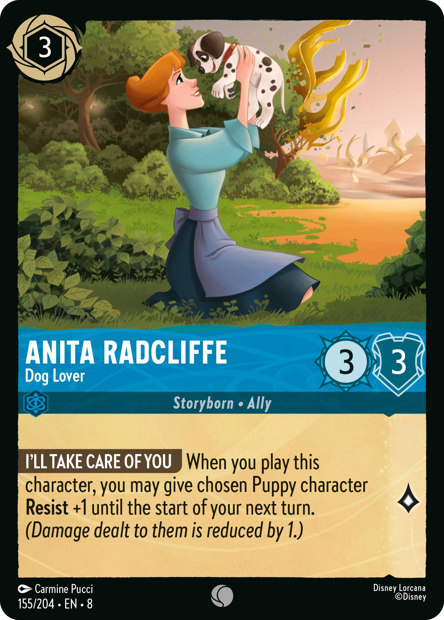 Anita Radcliffe - Dog Lover (Reign of Jafar - 155/204 ) Common