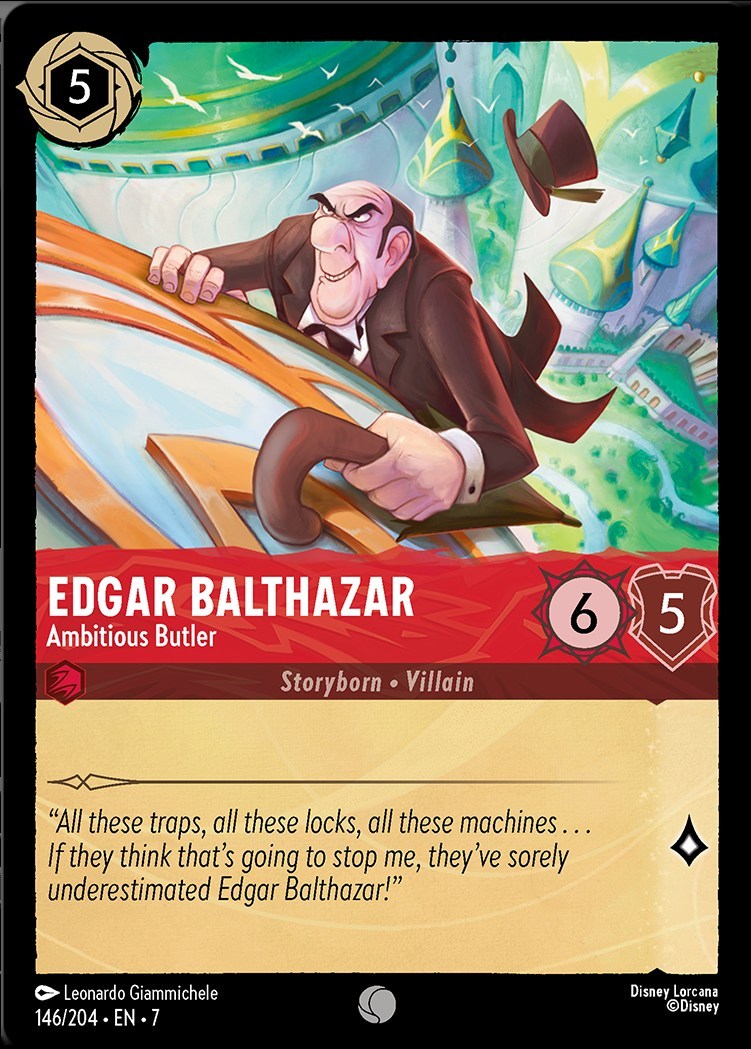 Edgar Balthazar - Ambitious Butler (Archazia's Island - 146/204) Common