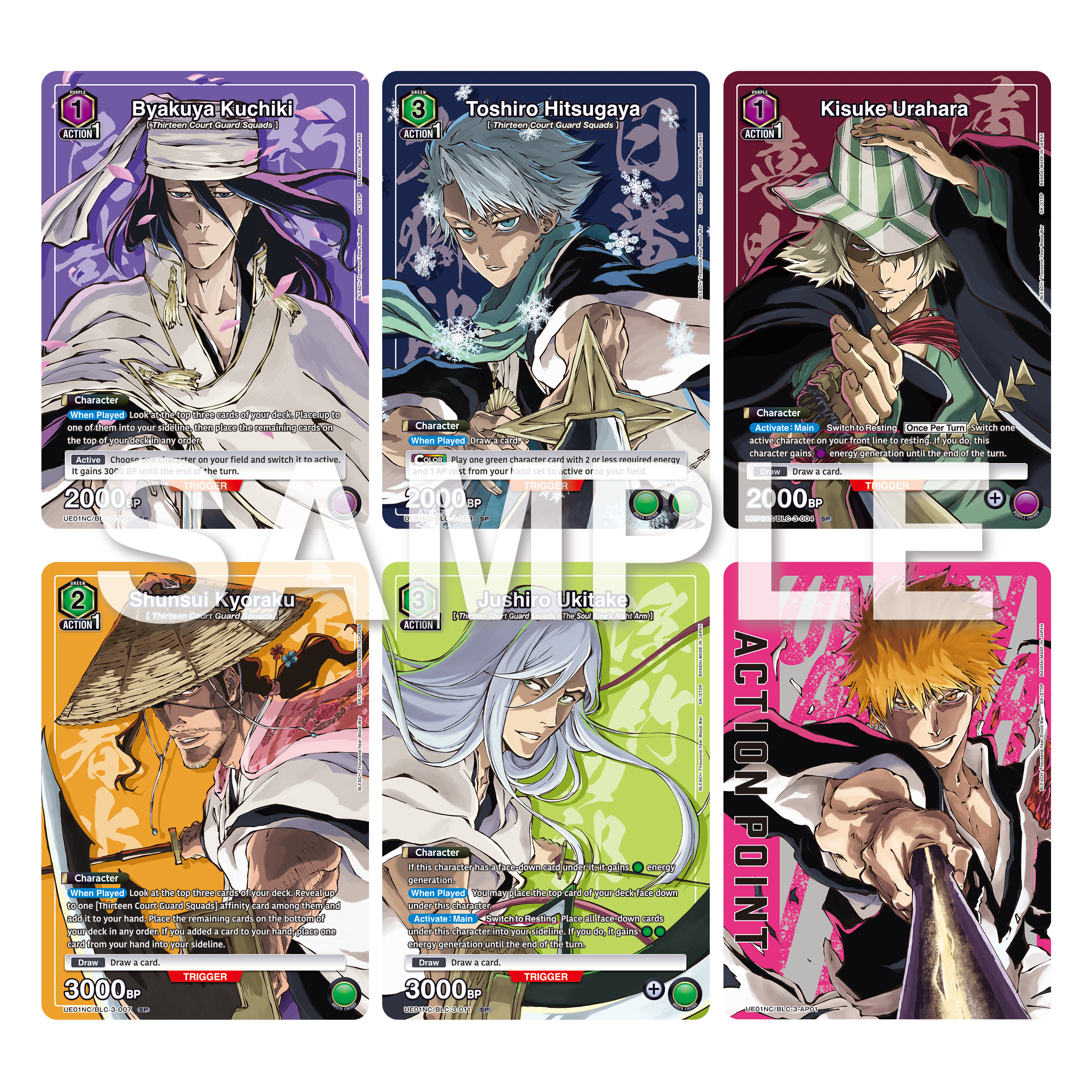 Union Arena TCG: Bleach: Thousand-Year Blood War - New Card Selection