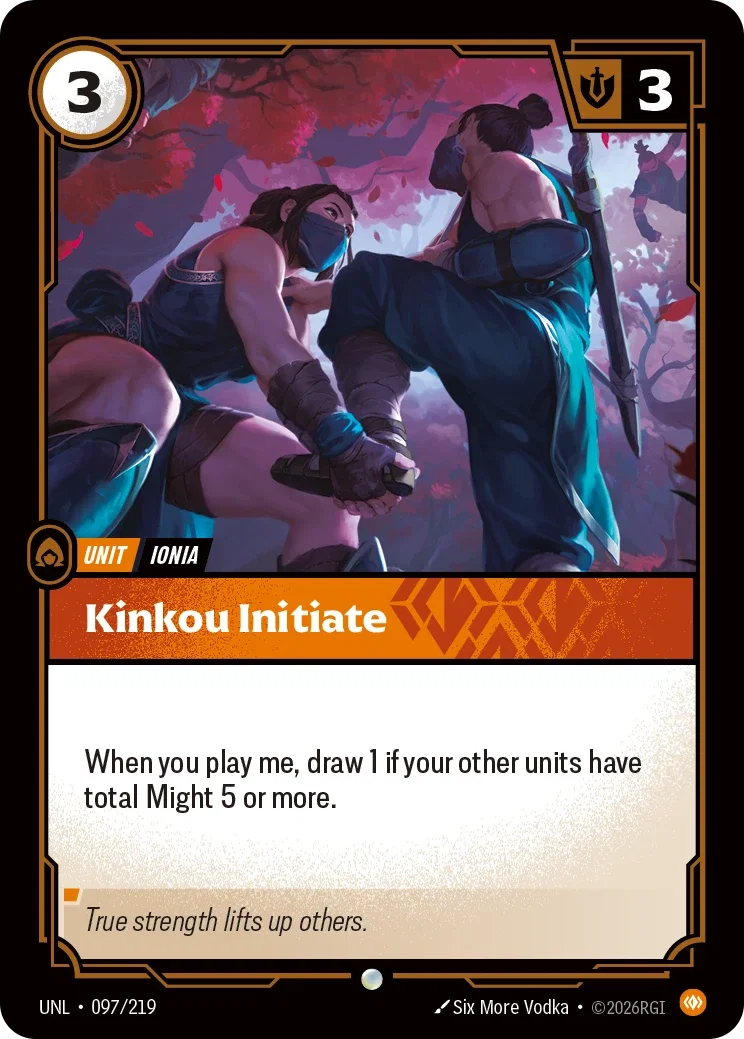 Kinkou Initiate - 097/219 (UNL) Common