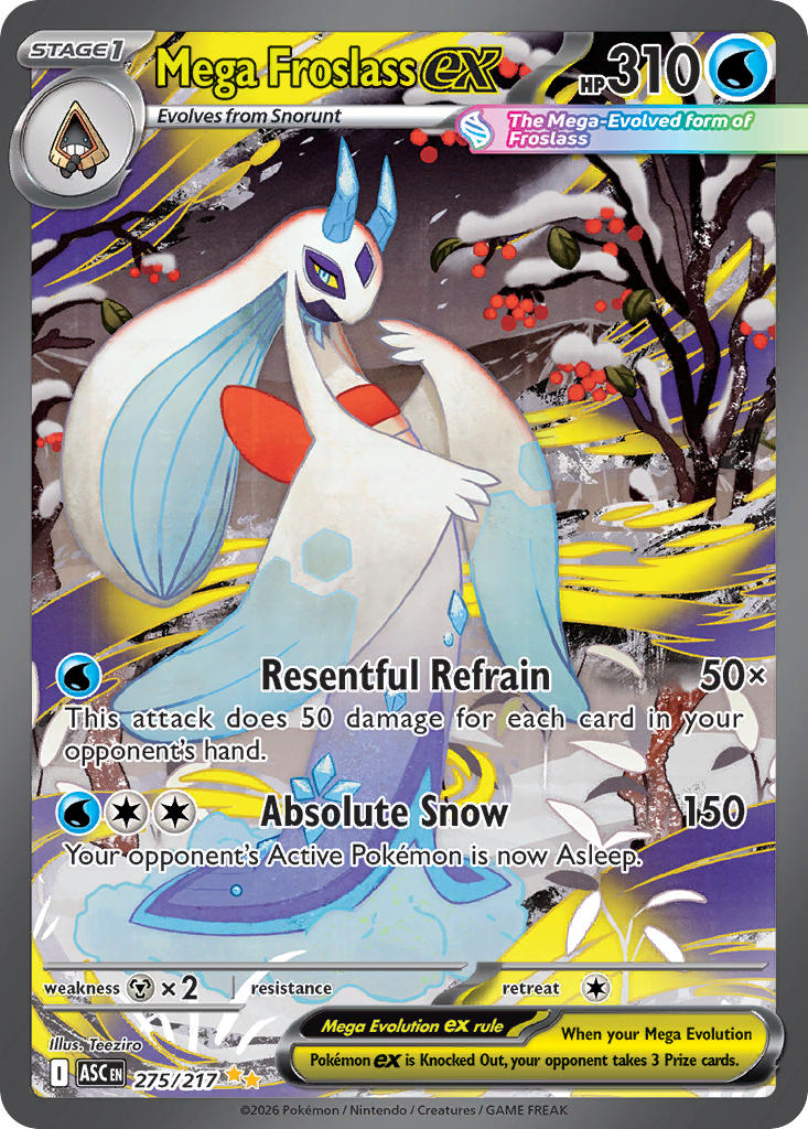 Mega Froslass ex - 275/217 (ASC) Special Illustration Rare
