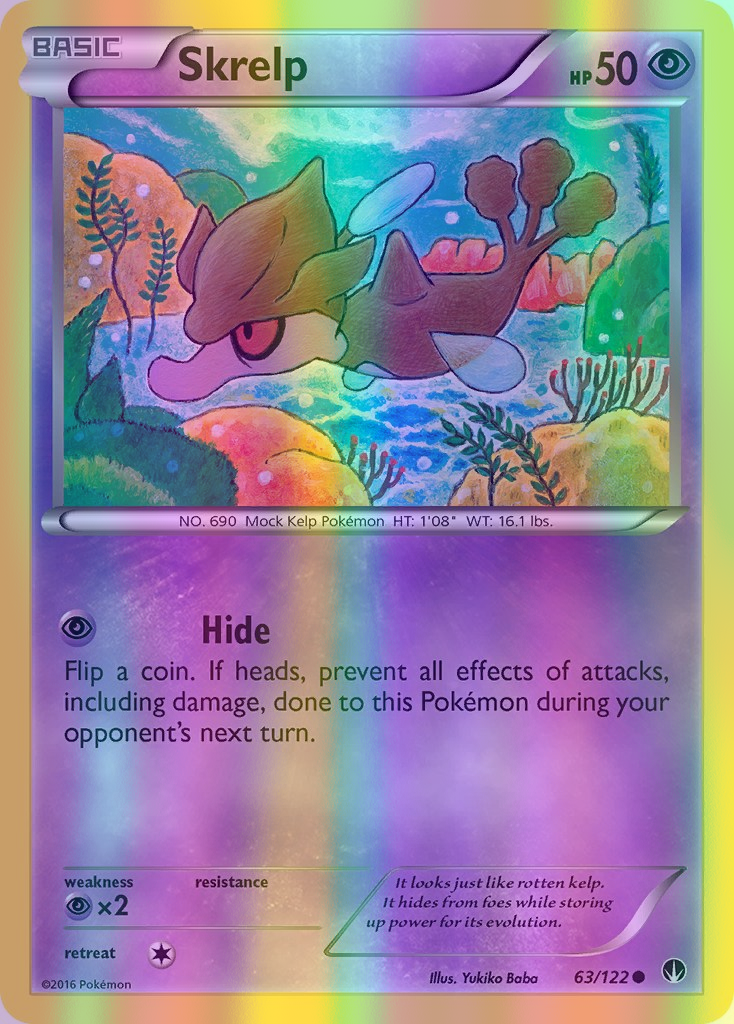 Skrelp - 063/122 (BKP) Common - Near Mint Reverse Holofoil