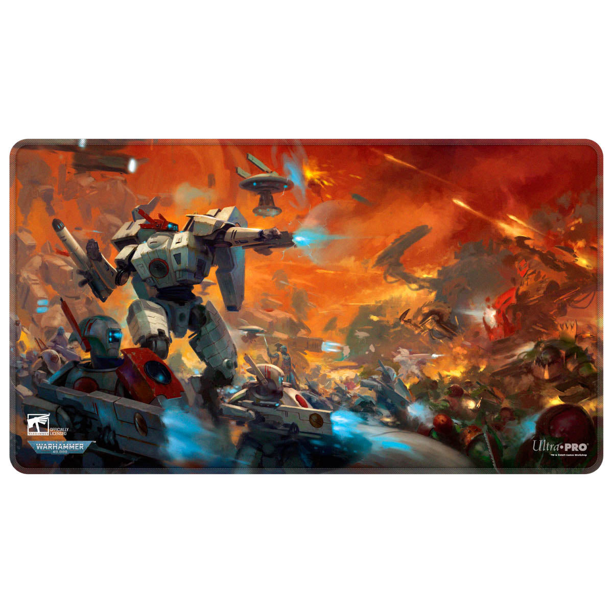 Ultra-PRO: Playmat Stitched Edge - Warhammer 40k: T'au Empire Codex Aligned