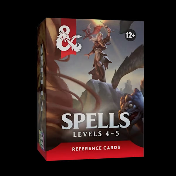 D&D 5E 2024: Reference Cards - Spells: Levels 4-5