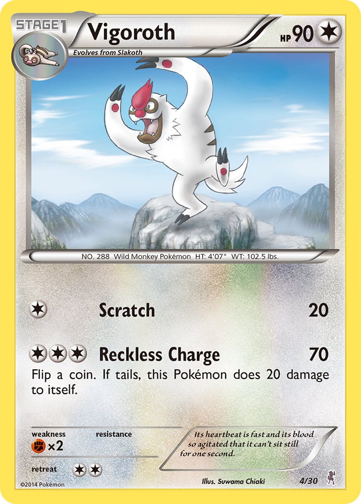 Vigoroth - 04/30 (TK7A) Common - Near Mint