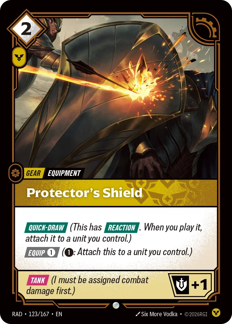 Protector's Shield - 123/167 (RAD) Common