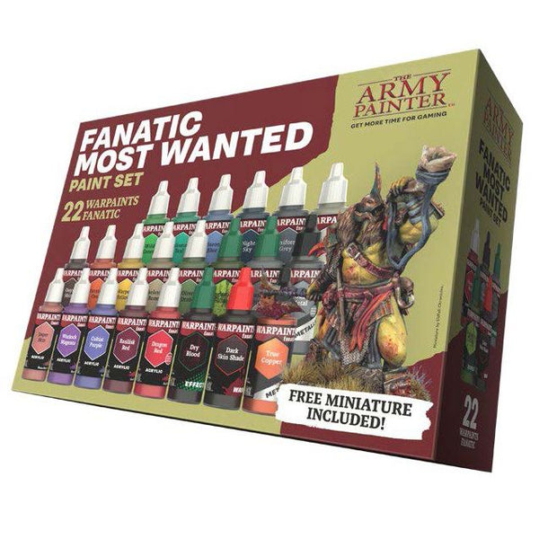 The Army Painter: Warpaints Fanatic - Most Wanted Paint Set (Release Date: 06.14.24)