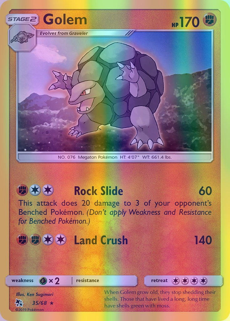 Golem - 35/68 (HIF) Rare - Near Mint Reverse Holofoil