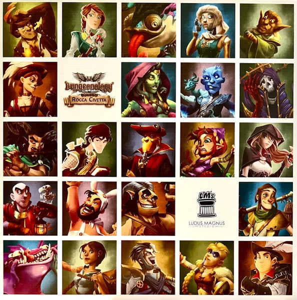 Dungeonology: The Expedition Rocco Civetta (With Leonardo's Workshop, Rigor Mortis, Triple Threat, and Unruly Students Expansions)