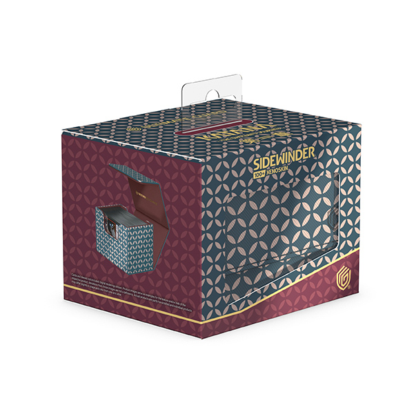 Ultimate Guard: Deck Case - Sidewinder 100+ XenoSkin - Shogun’s Journey- Part 2: Shippou (Blue / Dark Red)