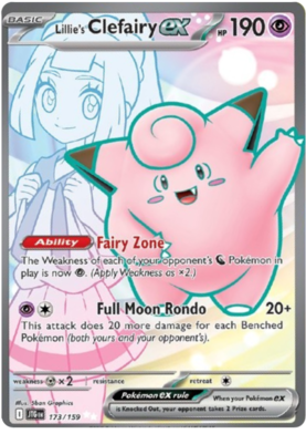 Lillie's Clefairy ex - 173/159 (JTG) Ultra Rare