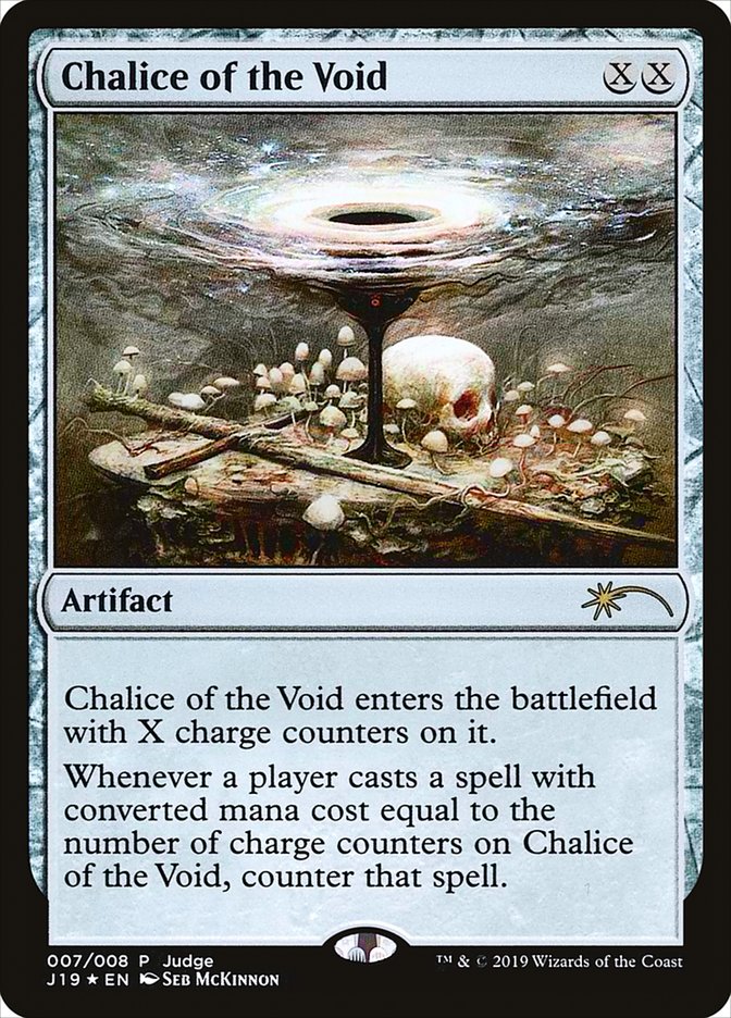 Chalice of the Void (J19-M) Judge Promo - Heavily Played