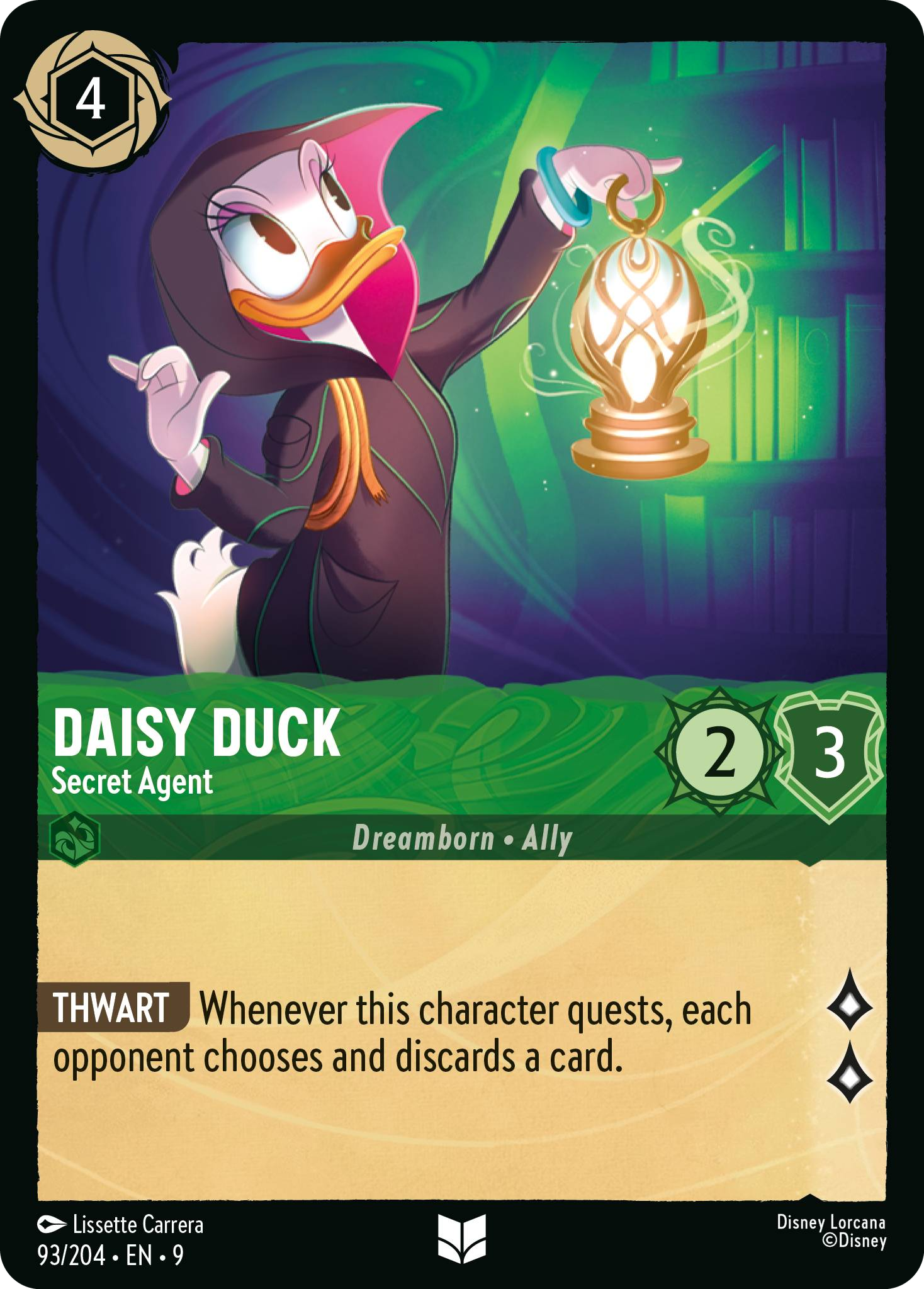 Daisy Duck - Secret Agent (Fabled - 093/204) Uncommon