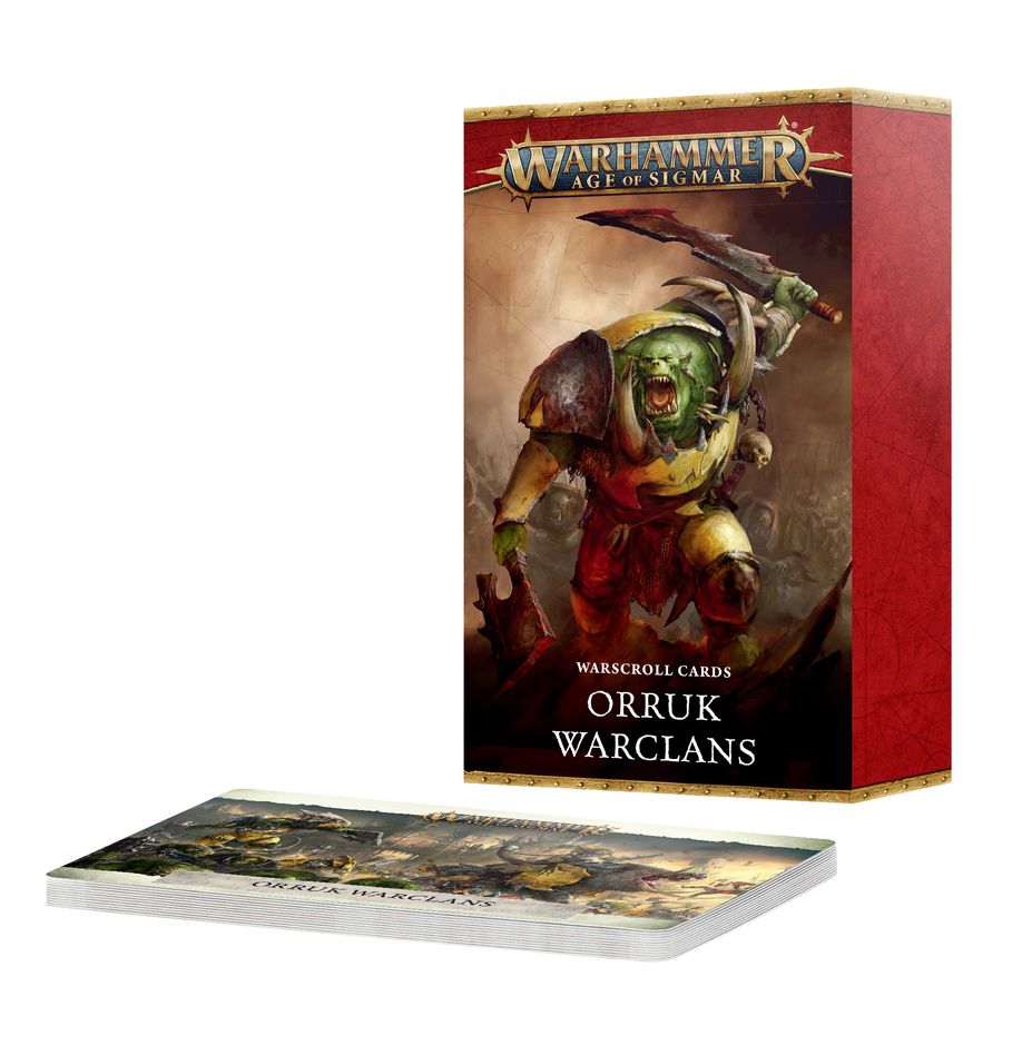 Age of Sigmar: Warscroll Cards - Orruk Warclans (4th)