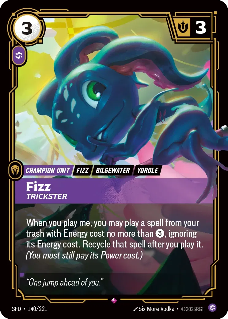 Fizz - Trickster - 140/221 (SFD) Rare