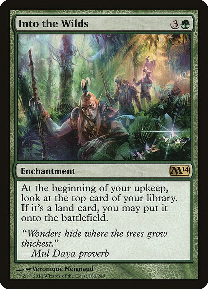 Into the Wilds (M14-R-FOIL) Light Play