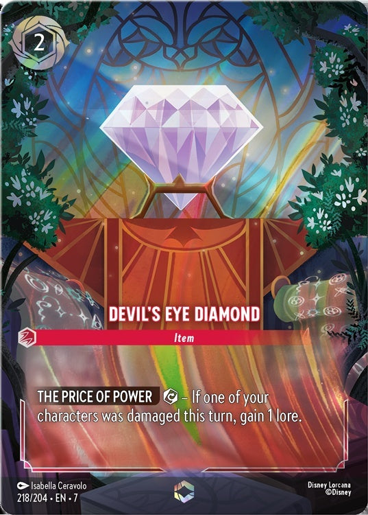 Devil's Eye Diamond (Archazia's Island - 218/204) Enchanted