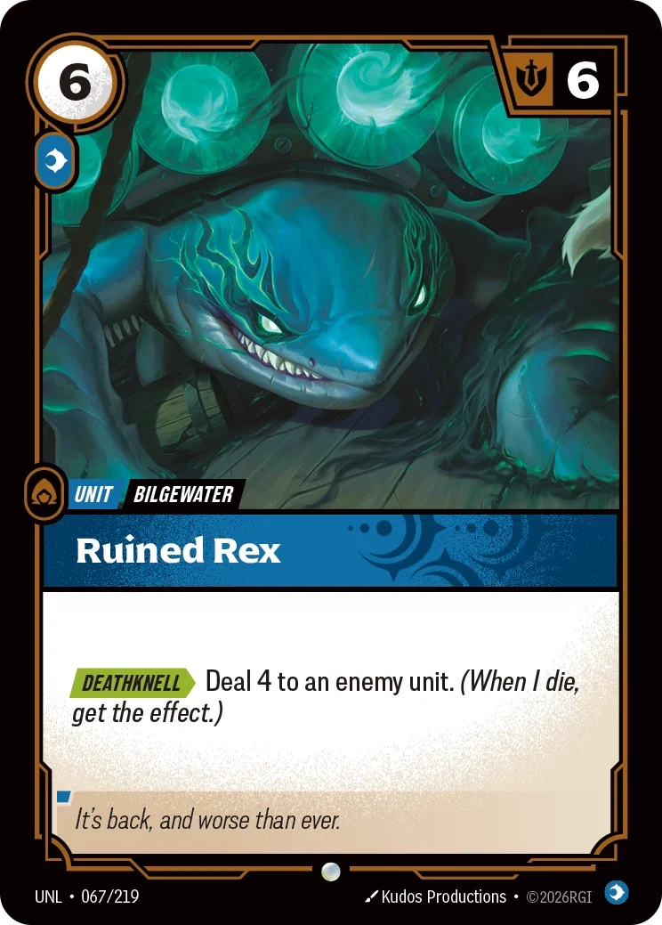 Ruined Rex - 067/219 (UNL) Common