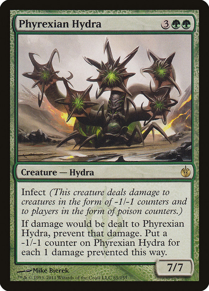 Phyrexian Hydra (MBS-R-FOIL) Light Play
