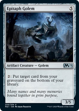 Epitaph Golem (M21-U)