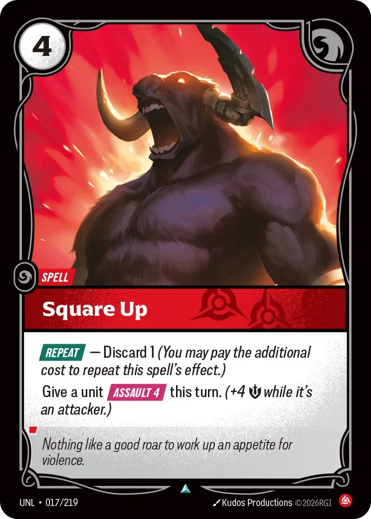 Square Up - 017/219 (UNL) Uncommon