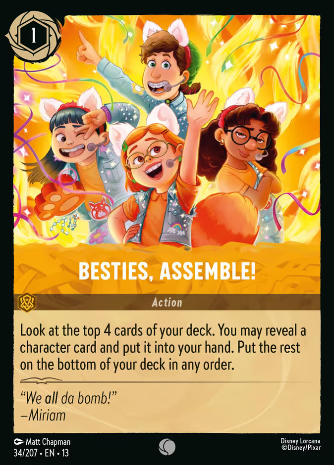 Besties, Assemble! (034/204 - Attack of the Vine!) Common