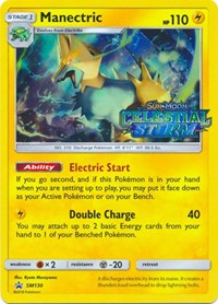 Manectric (Prerelease) - SM130 (SM:PR) Promo - Near Mint Holofoil