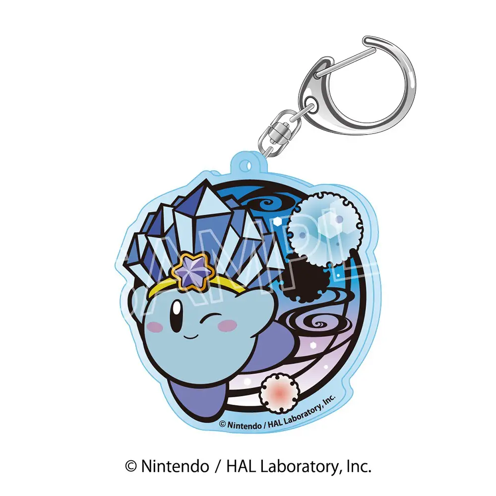 Kirby of the Stars: Paper Cutout Series Acrylic Key Holder -